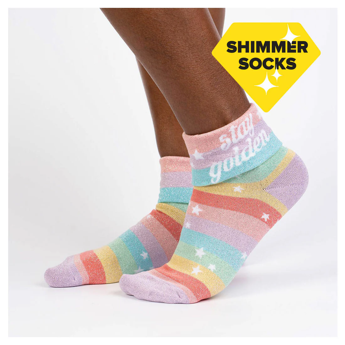 Sock It To Me - Turn Cuff Crew - Stay Golden - Image 2