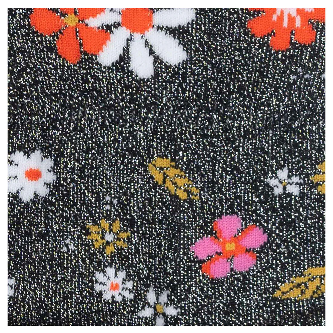 Sock It To Me - Turn Cuff Crew - Flower Power - Image 4