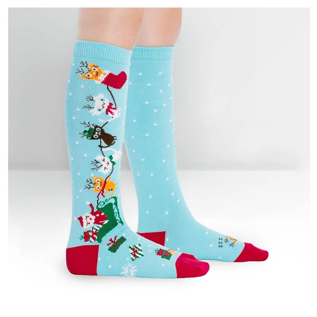 Sock It To Me - Knee High - Jingle Cats - Image 2