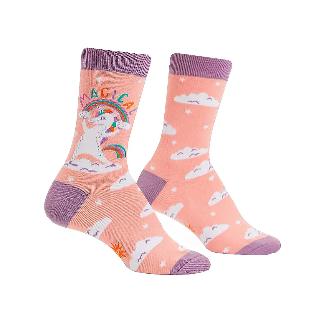 Sock It To Me - Adult Crew - Magical Unicorn