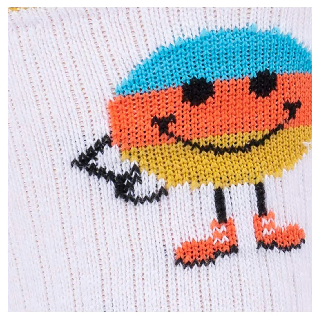 Sock It To Me - Ribbed Crew - This Is My Happy Face - Image 3