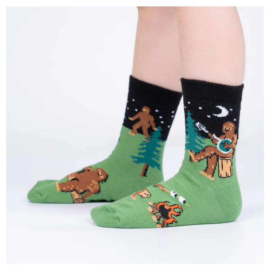 Sock It To Me - Kids Crew 3pk - Sasquatch Campout - Image 2