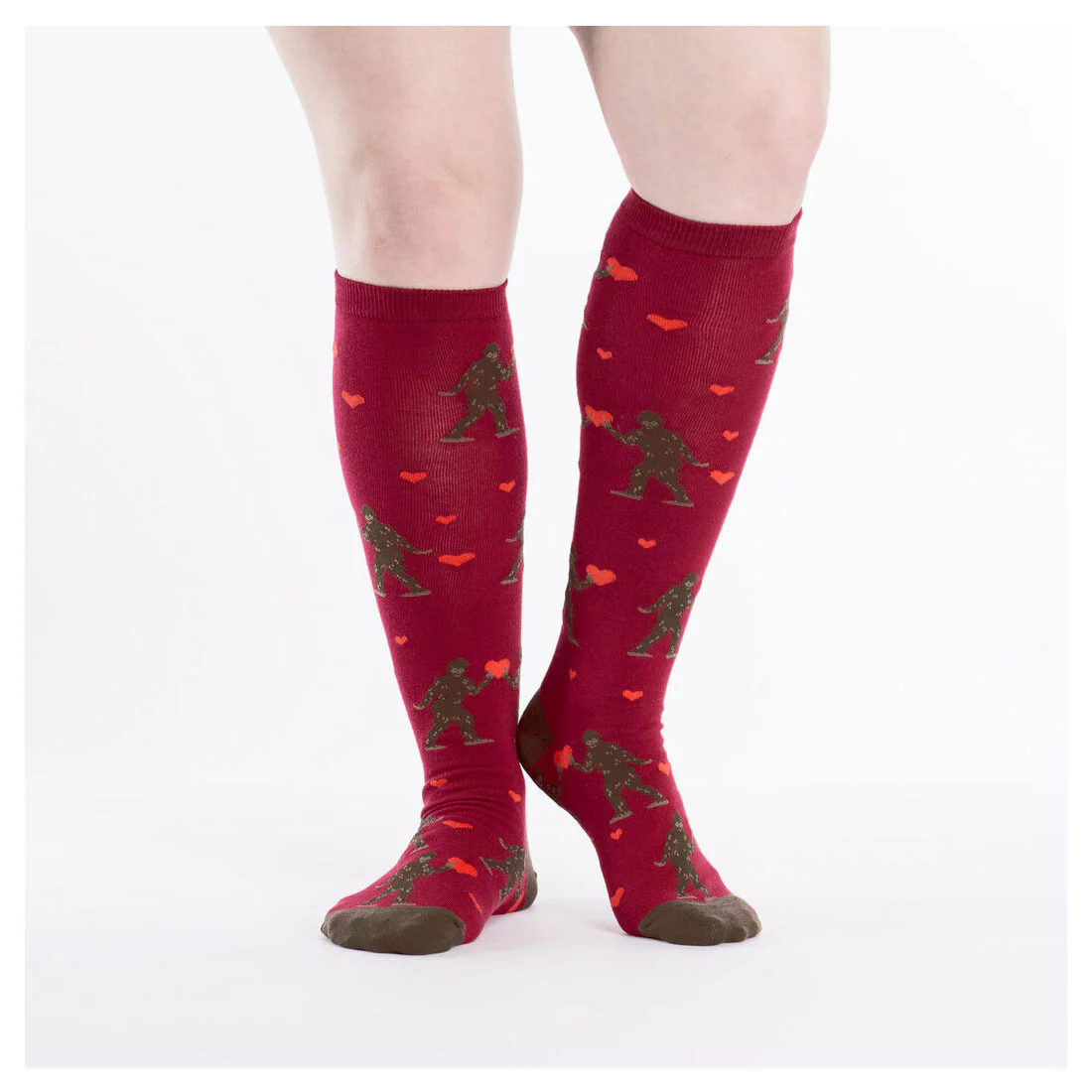 Sock It To Me - Knee High - Sasquatch Valentine - Image 2