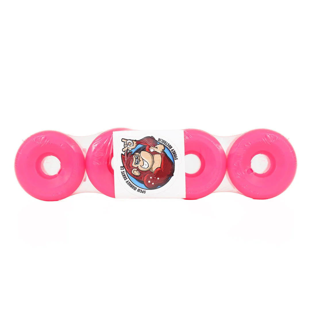 Spew Monkey Dragon Slayers 56mm 92a Wheels 4pk - Fluro Pink - Image 2
