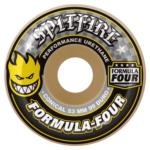 Spitfire F4 Conical Skateboard Wheels 56mm 99A