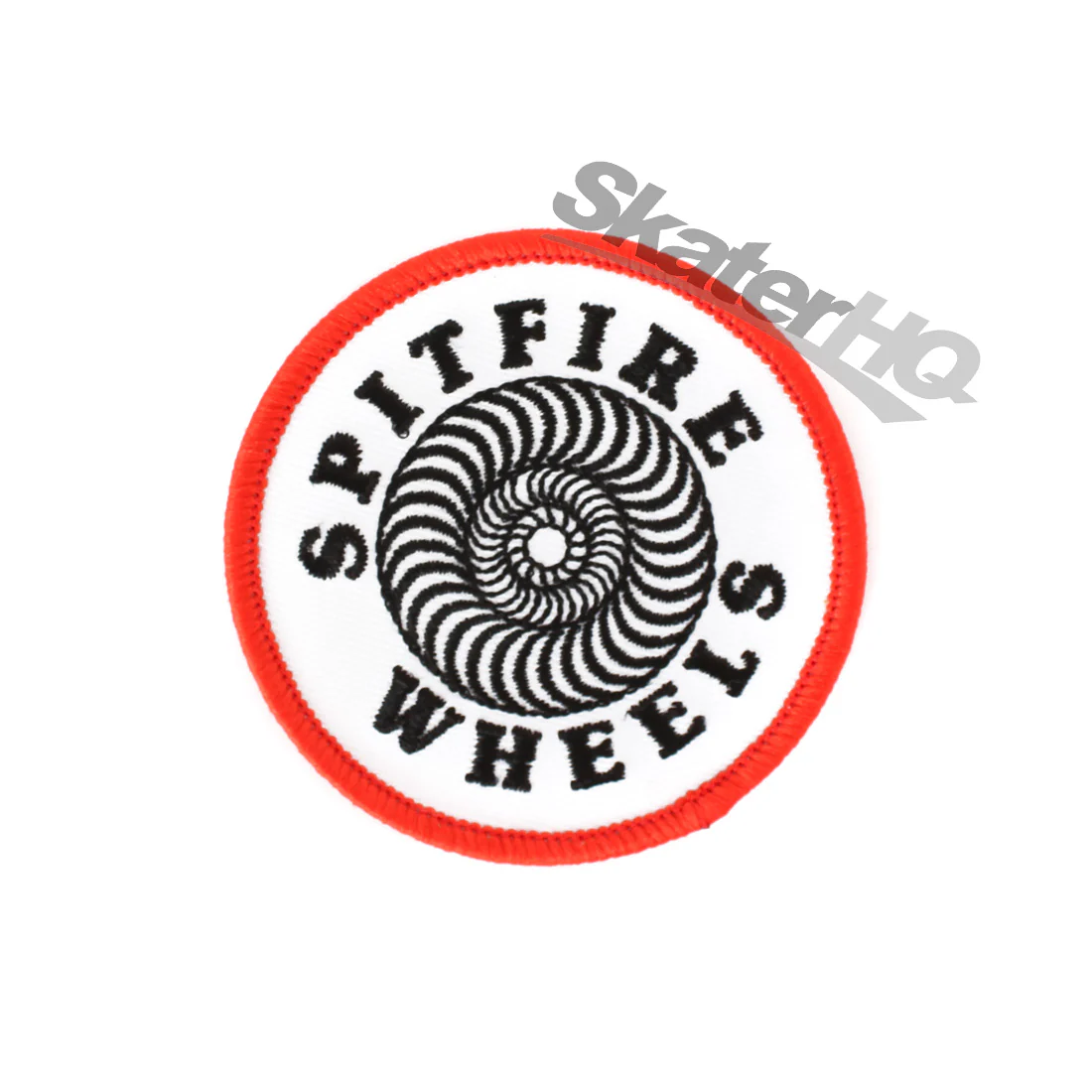 Spitfire Patch Classic Swirl Sticker - White/Black/Red - Image 2