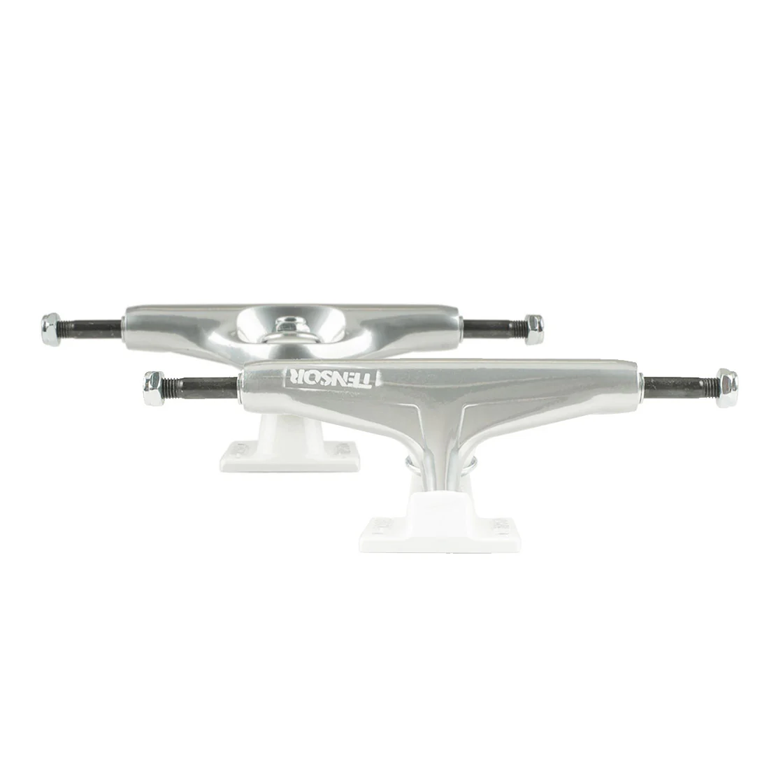 Tensor Aluminium Stencil Mirror Trucks - Raw/White Fade