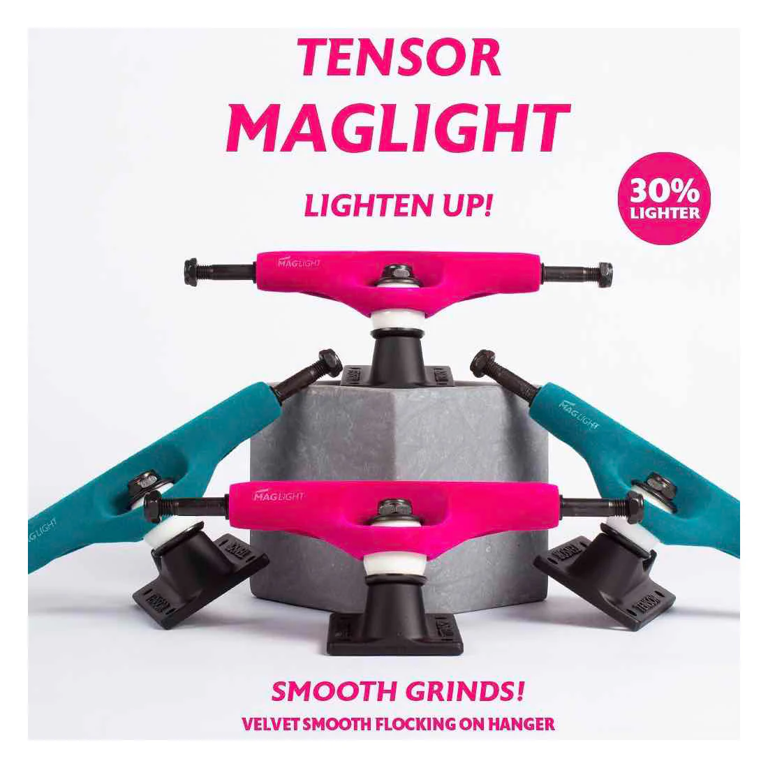 Tensor Mag Light Velvet Trucks - Image 2