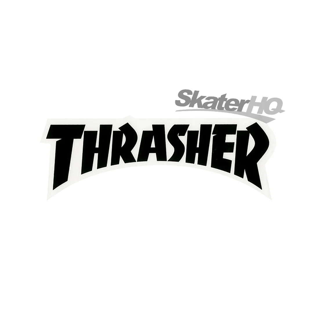 Thrasher Logo Mono Sticker - Black