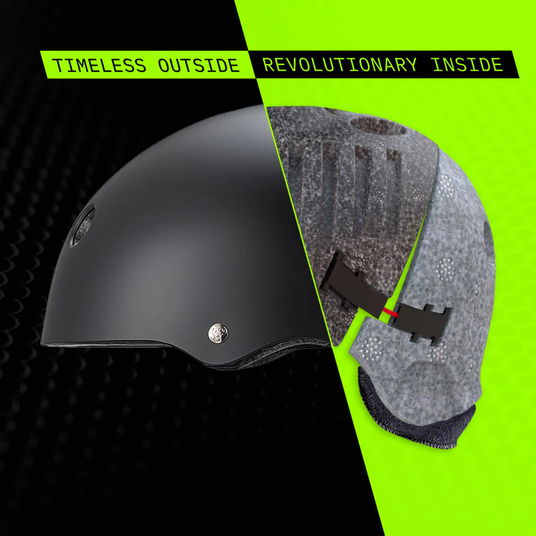 Triple 8 Deep Cover Helmet - Black Matte - Image 4