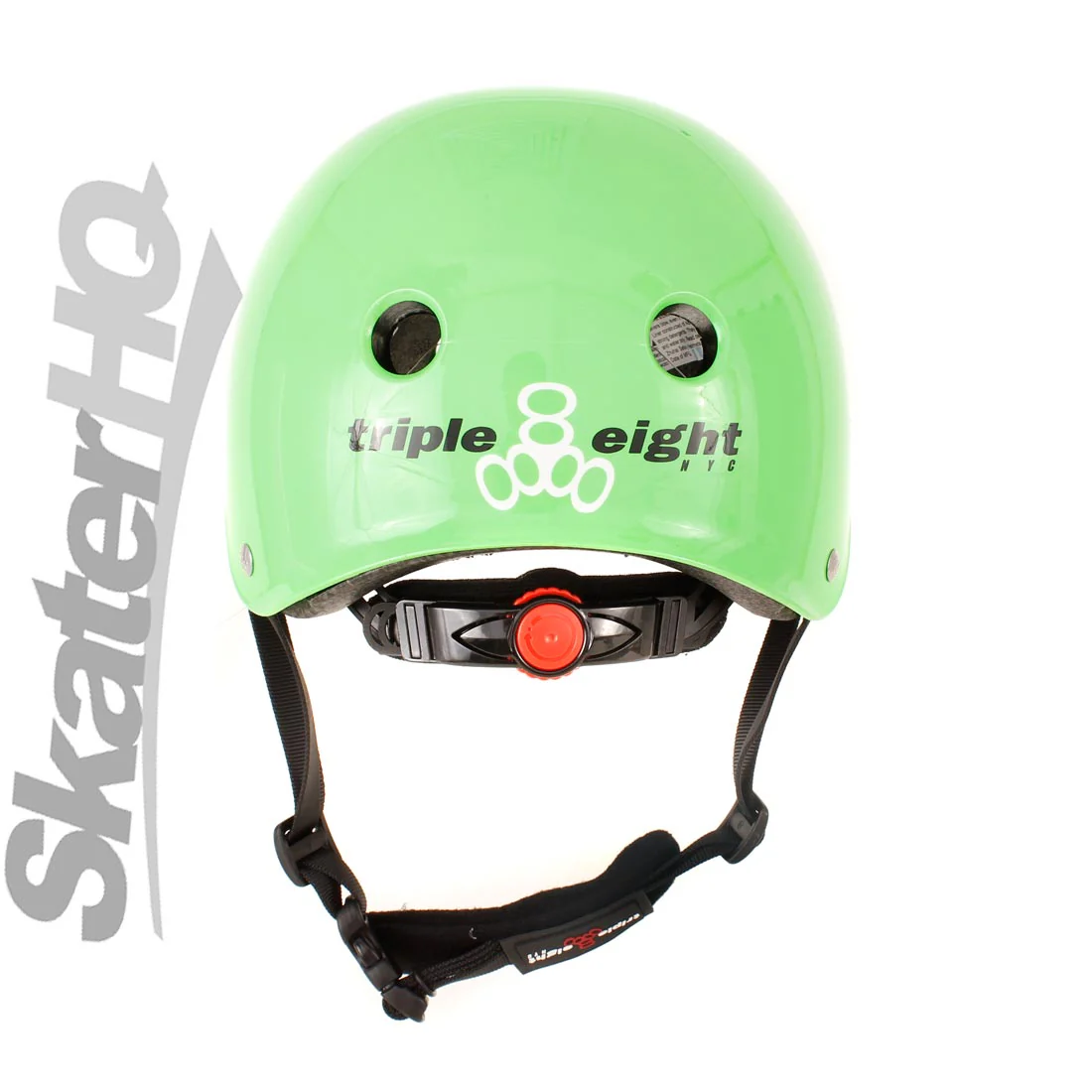 Triple 8 LIL8 Youth Bike Helmet - Neon Green Gloss - Image 2