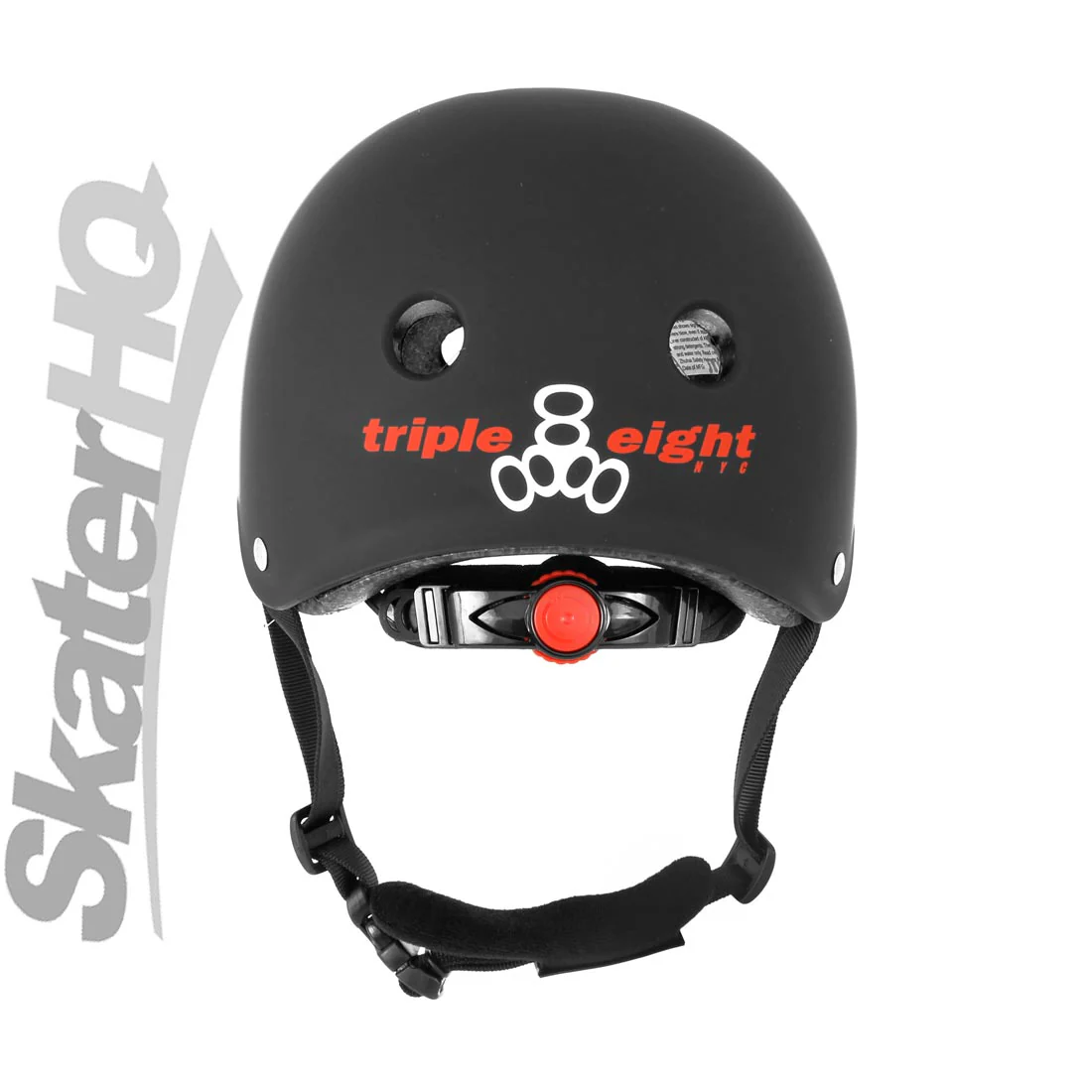 Triple 8 LIL8 Youth Bike Helmet - Black Rubber - Image 2