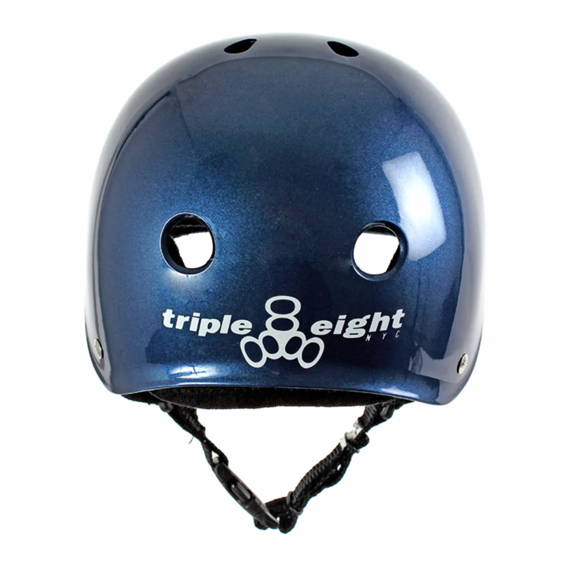Triple 8 Skate SS Helmet - Blue Metallic Gloss - Image 2