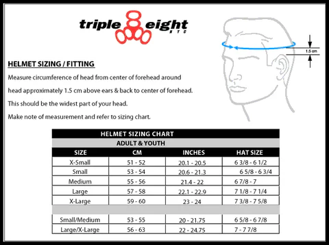 Triple 8 Skate SS Helmet - Red Metallic Gloss - Image 5