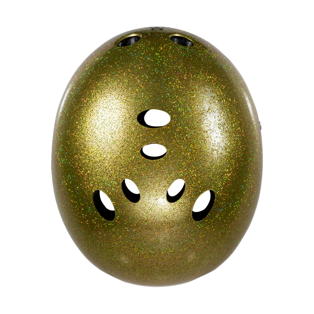 Triple 8 THE Cert SS Helmet - Gold Glitter - Image 3