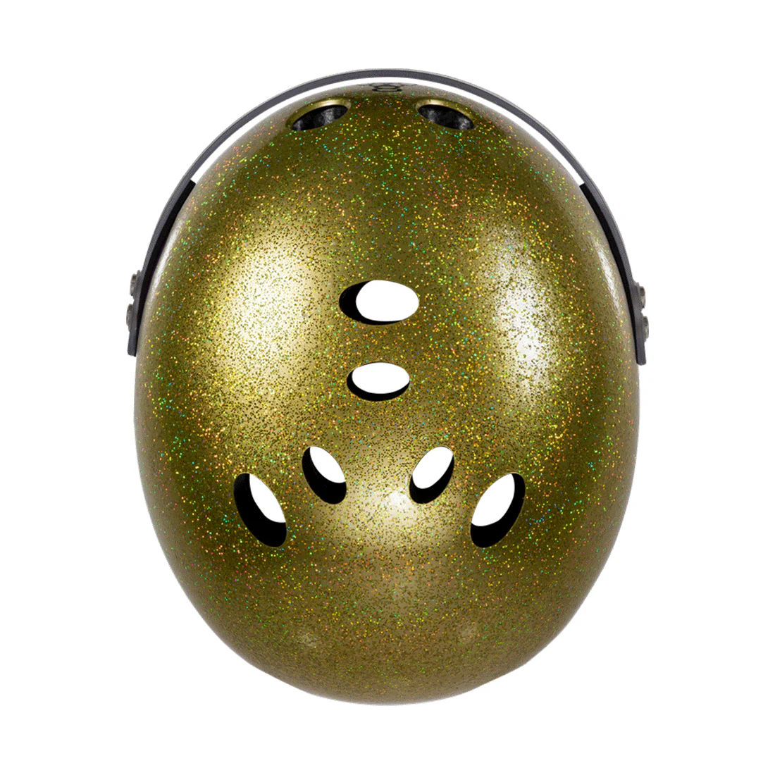 Triple 8 THE Cert SS Visor Helmet - Gold Glitter - Image 3