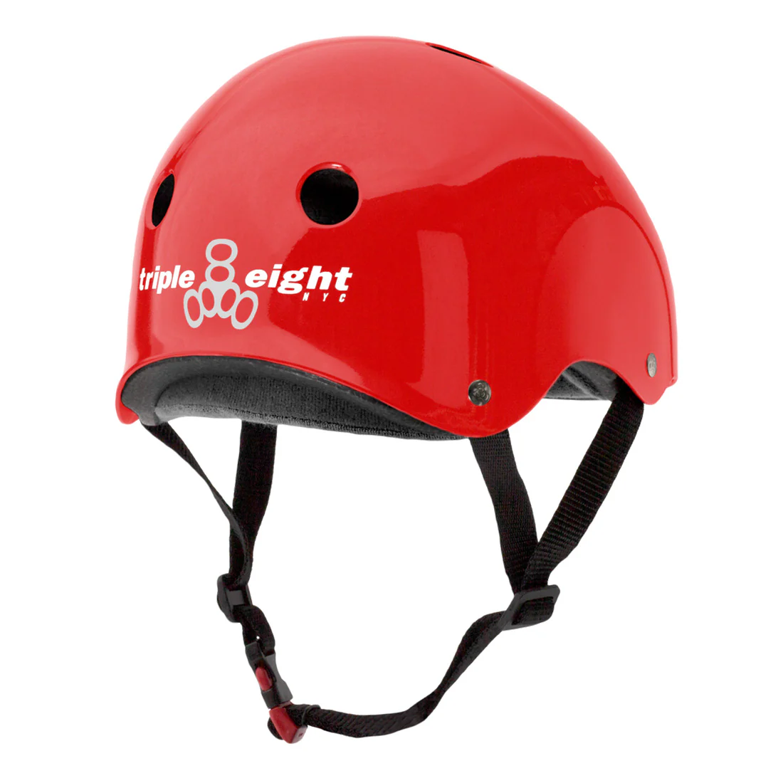 Triple 8 THE Cert SS Helmet - Red Gloss - Image 2