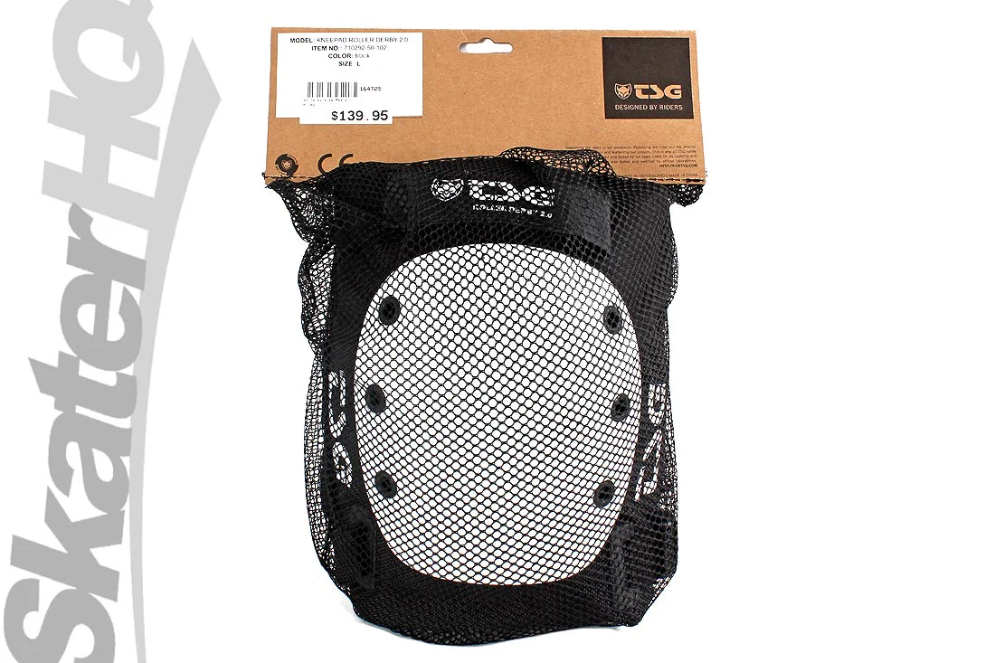 TSG Rollerderby Knee Pad 2.0 Black - XSmall - Image 6