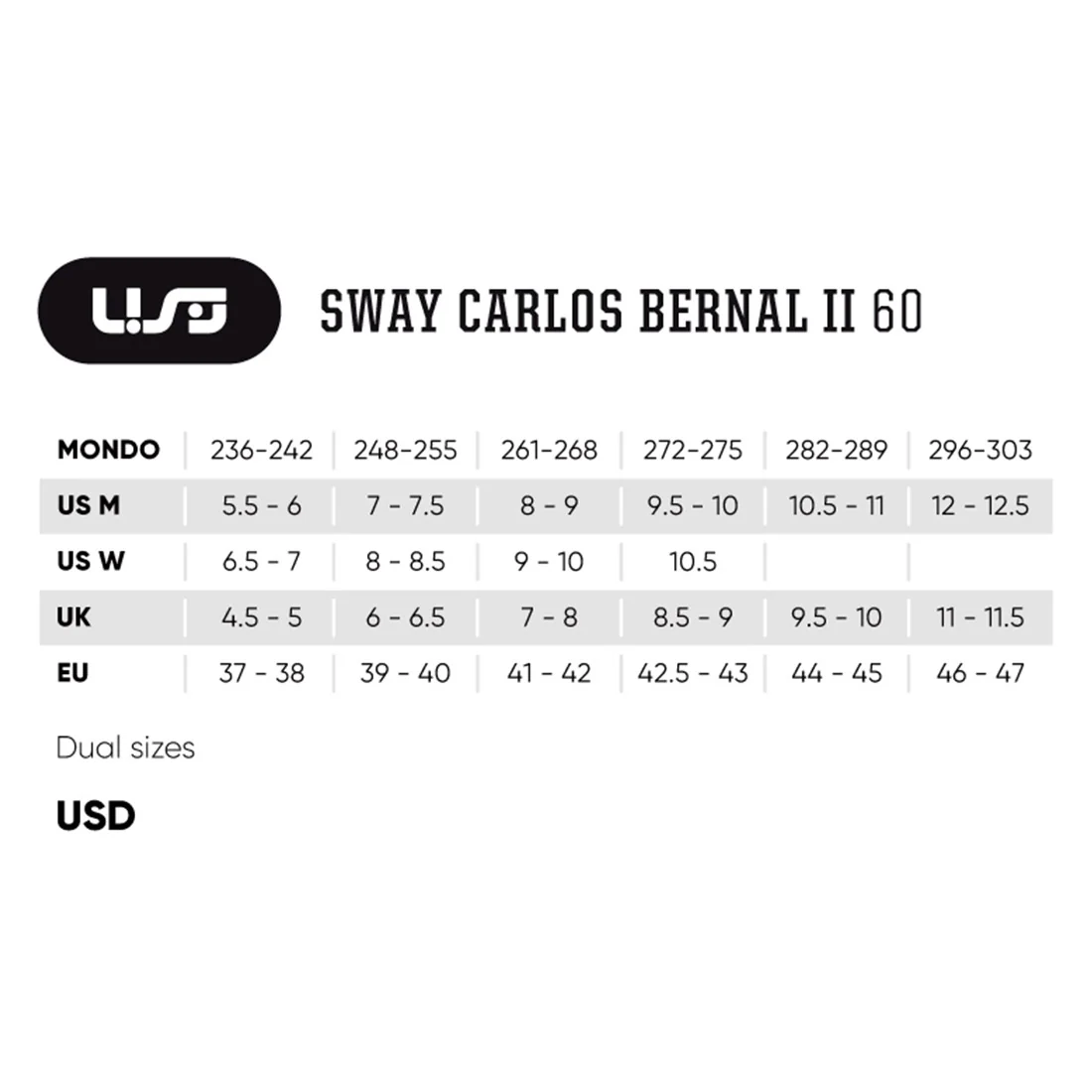USD Sway Carlos Bernal II Skate - Grey - Image 6