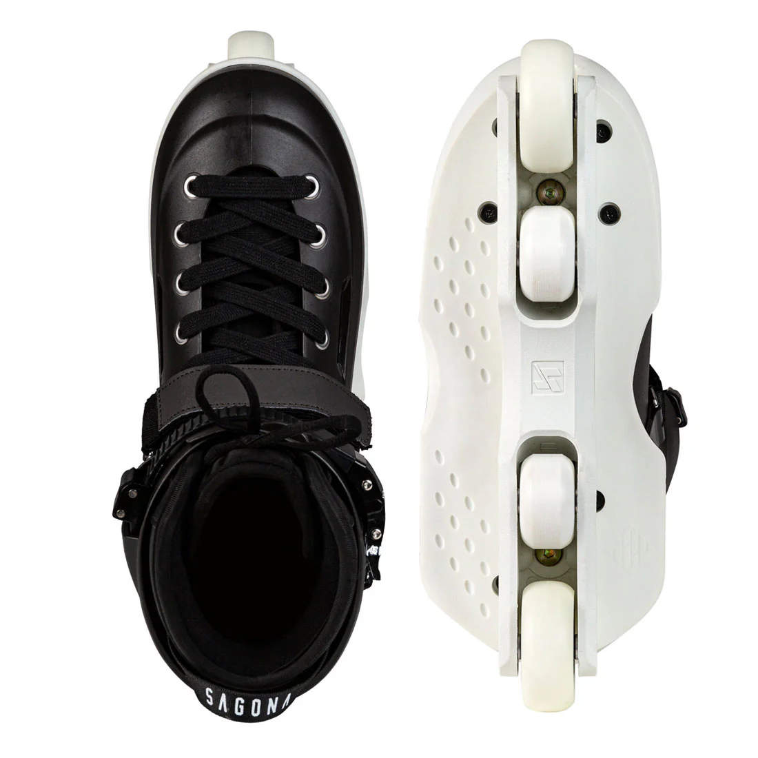 USD Sway Sagona Allstar Skate - Black/White - Image 3
