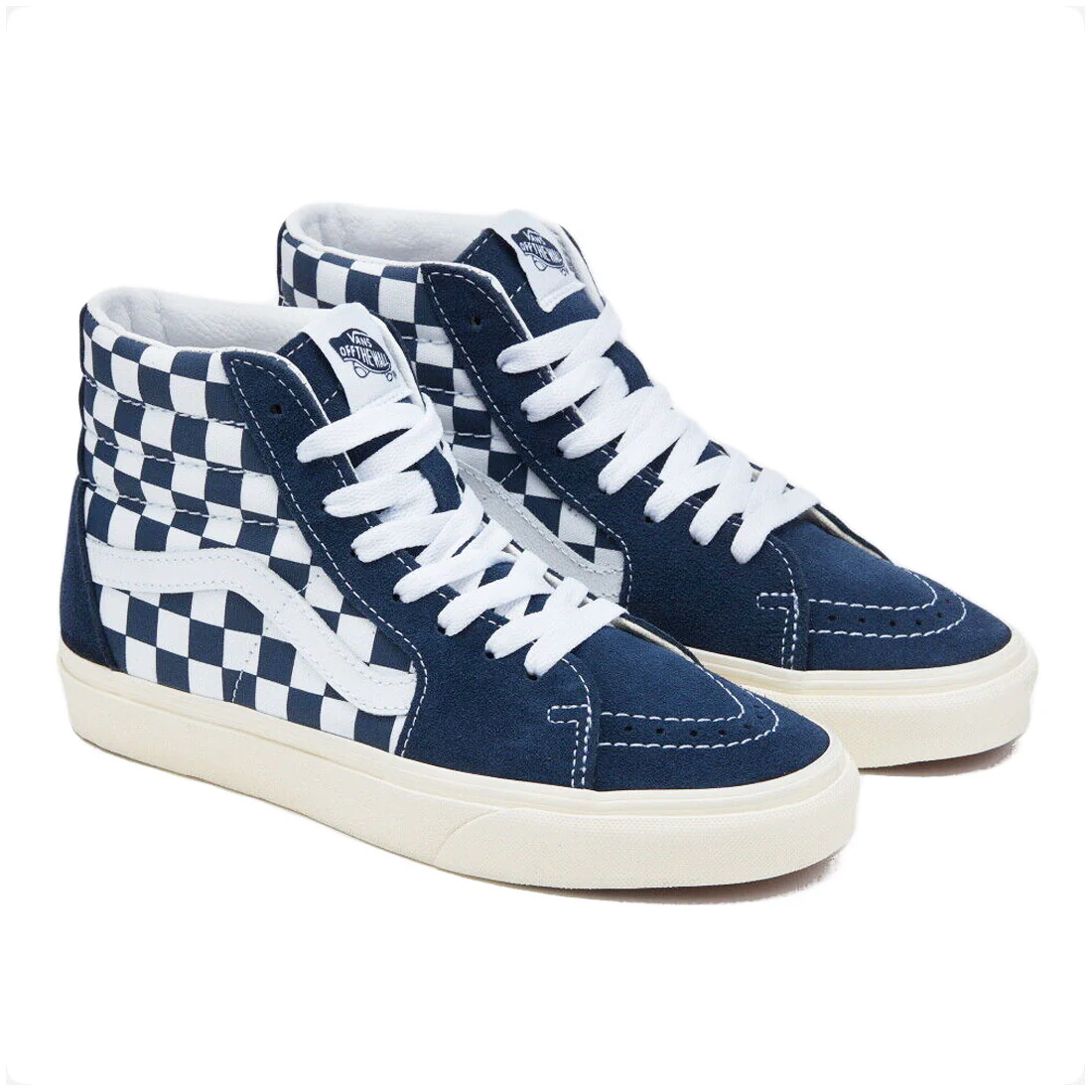Vans SK8-HI Shoe - Checker/True Navy
