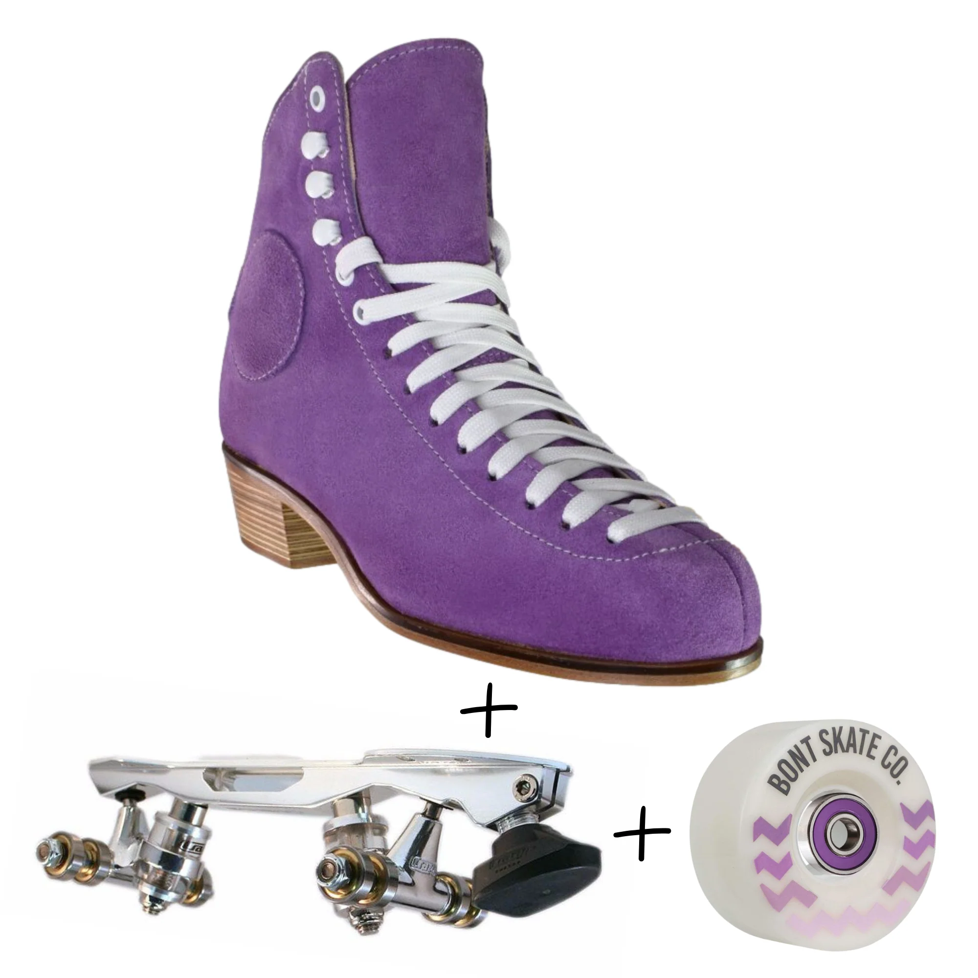 WIFA Street Suede Outdoor Roller Skates Lilac